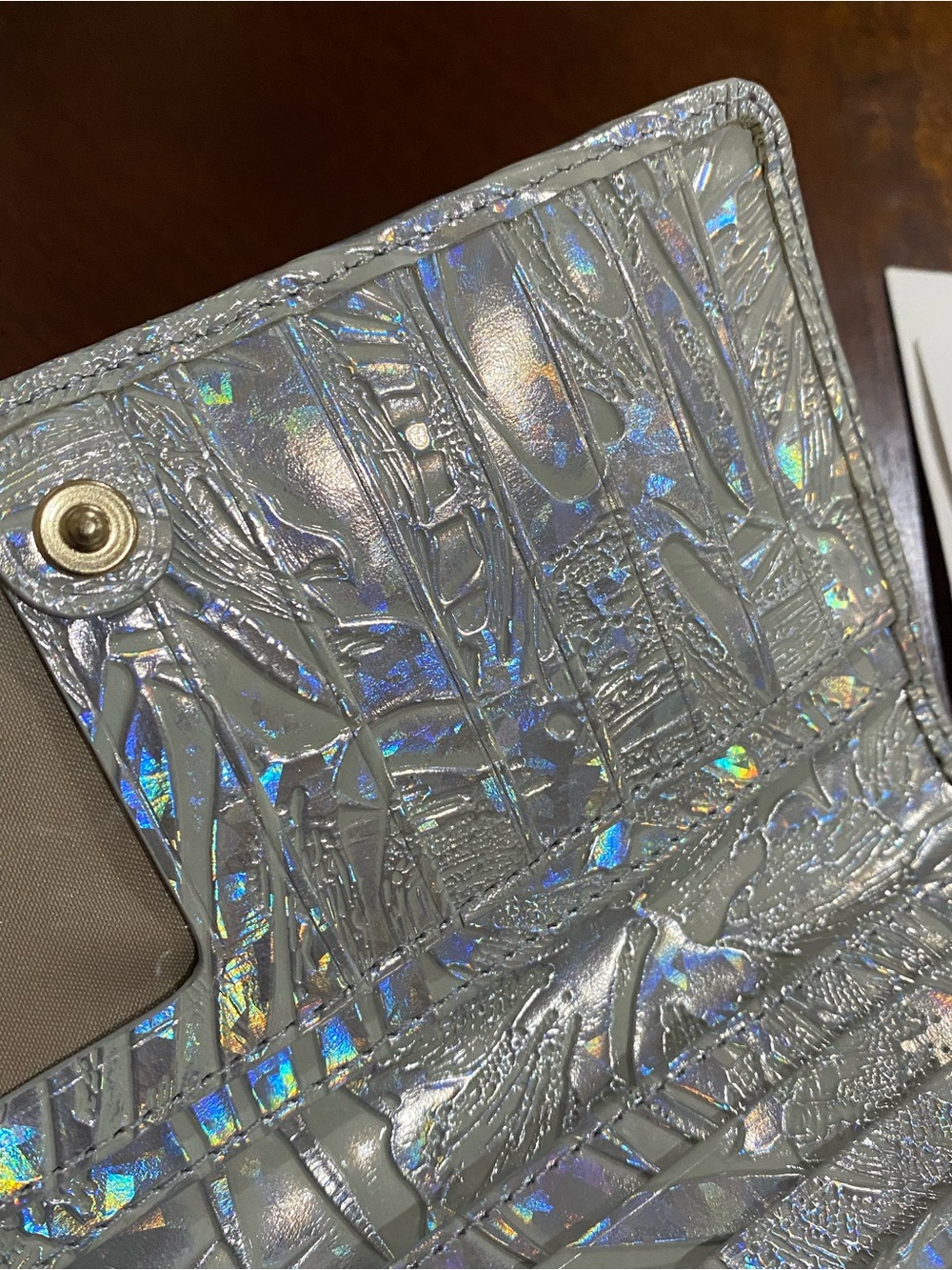 🪩HTF SILVER SERENADE Brahmin ADY Wallet NWT - Picture 2 of 10
